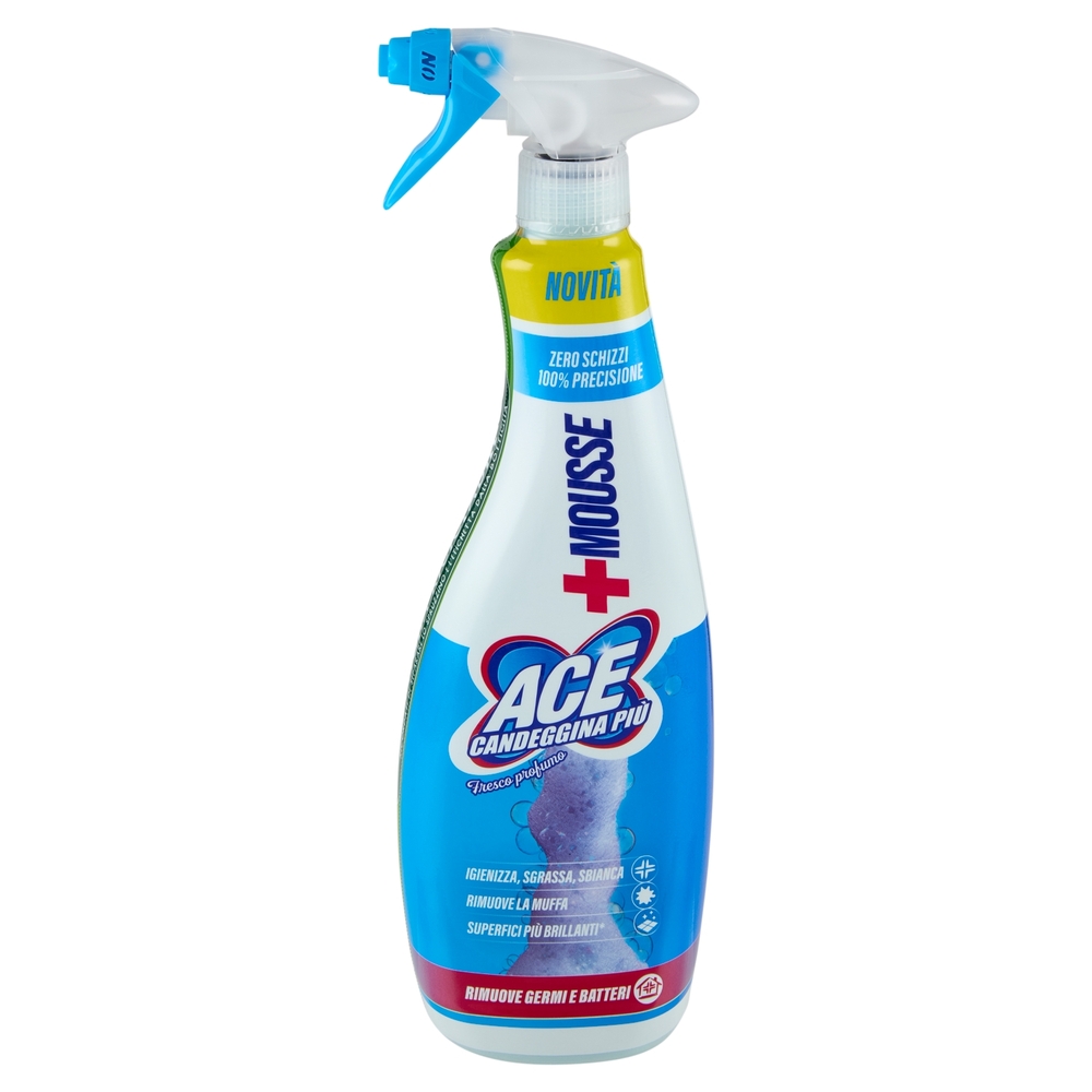 Ace Candeggina Più +Mousse Fresco profumo 690 ml